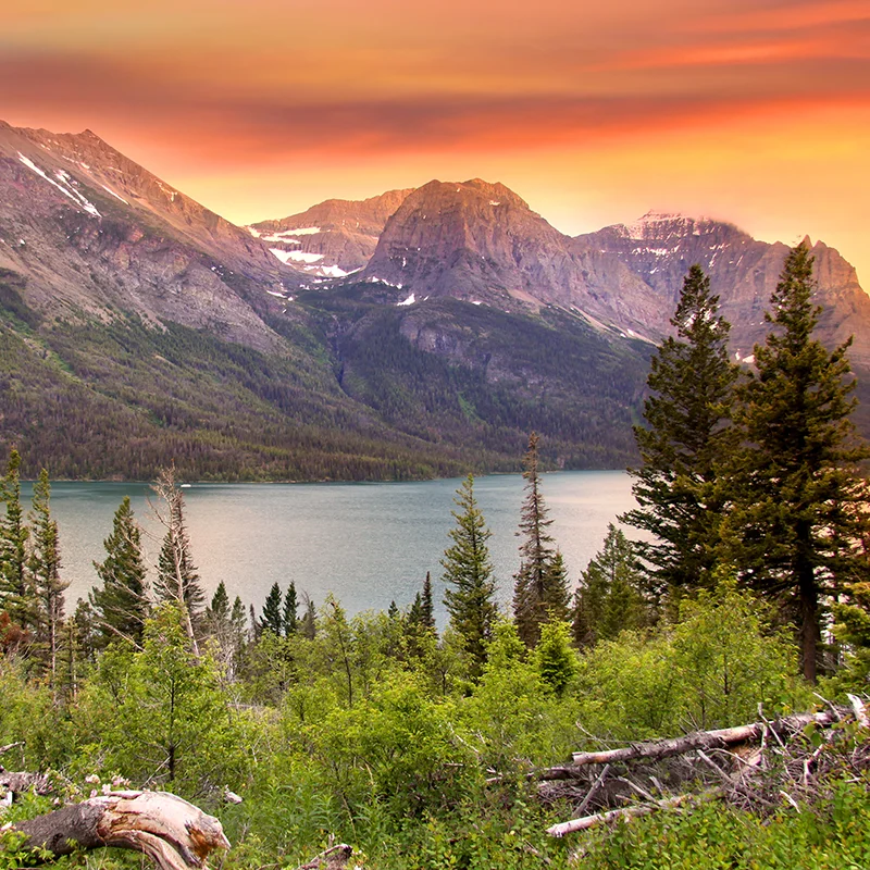 St. Mary's Lake in Glacier National Park