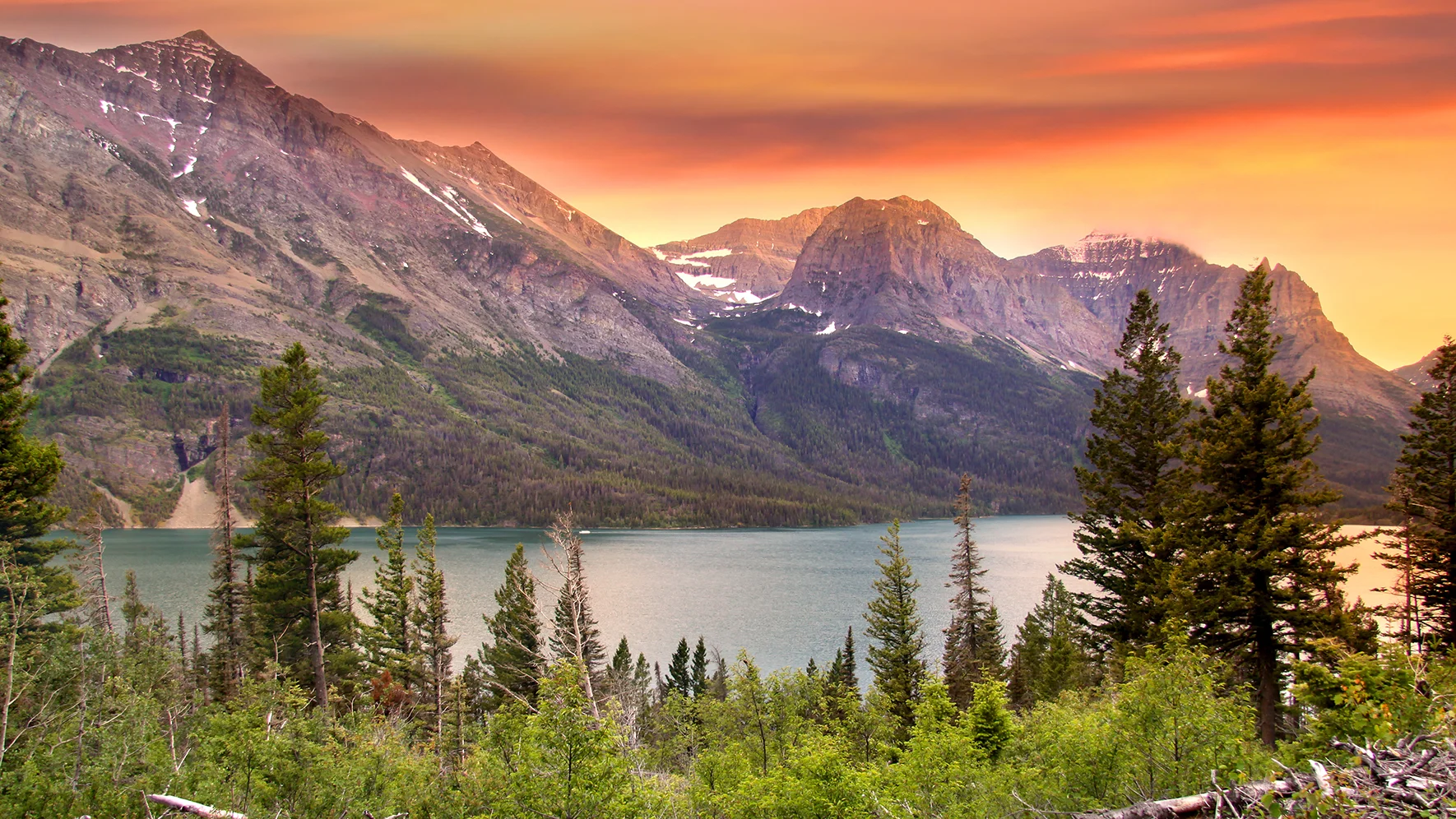 St. Mary's Lake in Glacier National Park